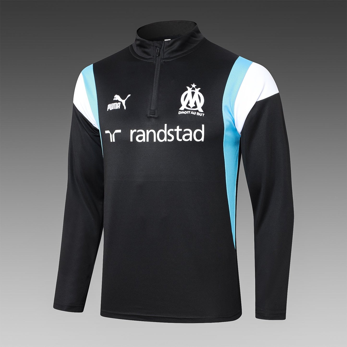 Marseille 23-24 | Black | Tracksuit Retro-footballkits