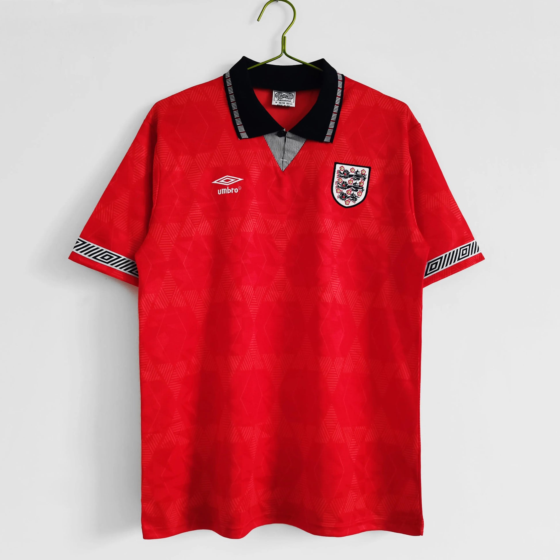 1990 England Red retro kit Retro-footballkits