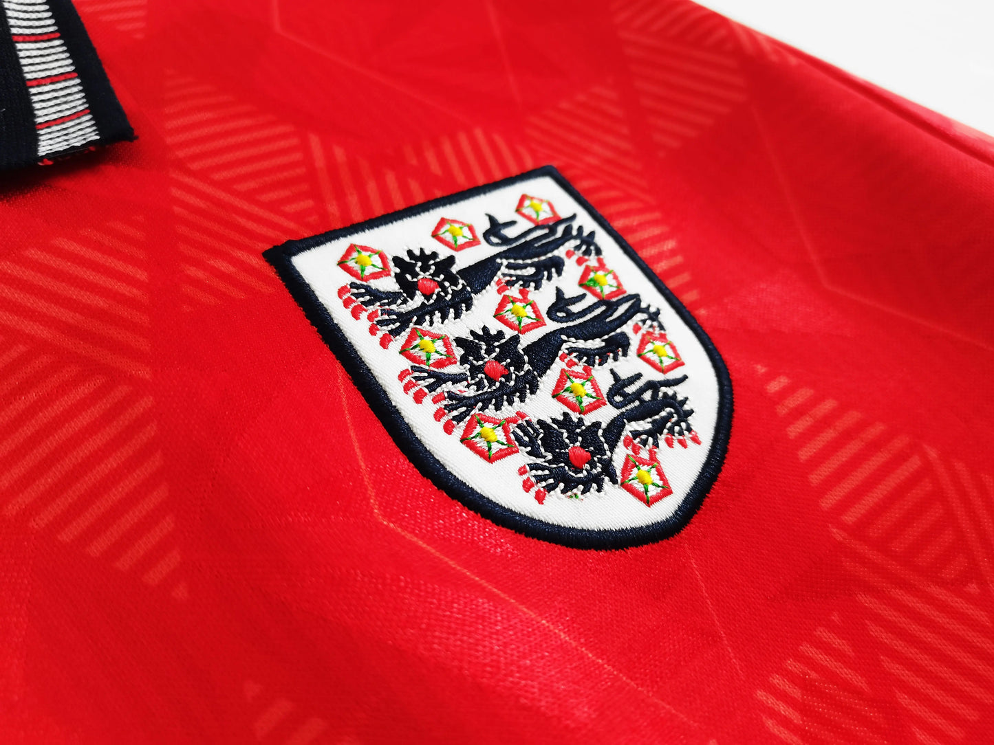 1990 England Red retro kit Retro-footballkits