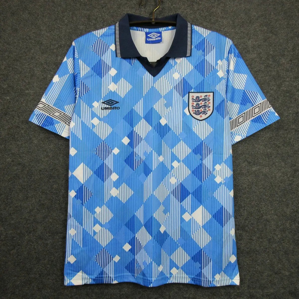 1990 England blue retro kit Retro-footballkits