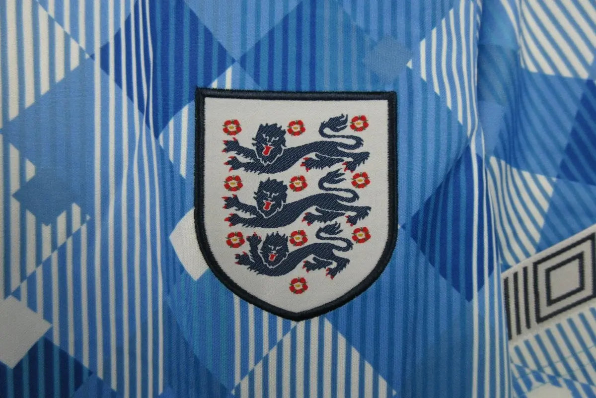 1990 England blue retro kit Retro-footballkits