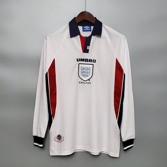 1998 England Home retro kit - Long Sleeve Retro-footballkits