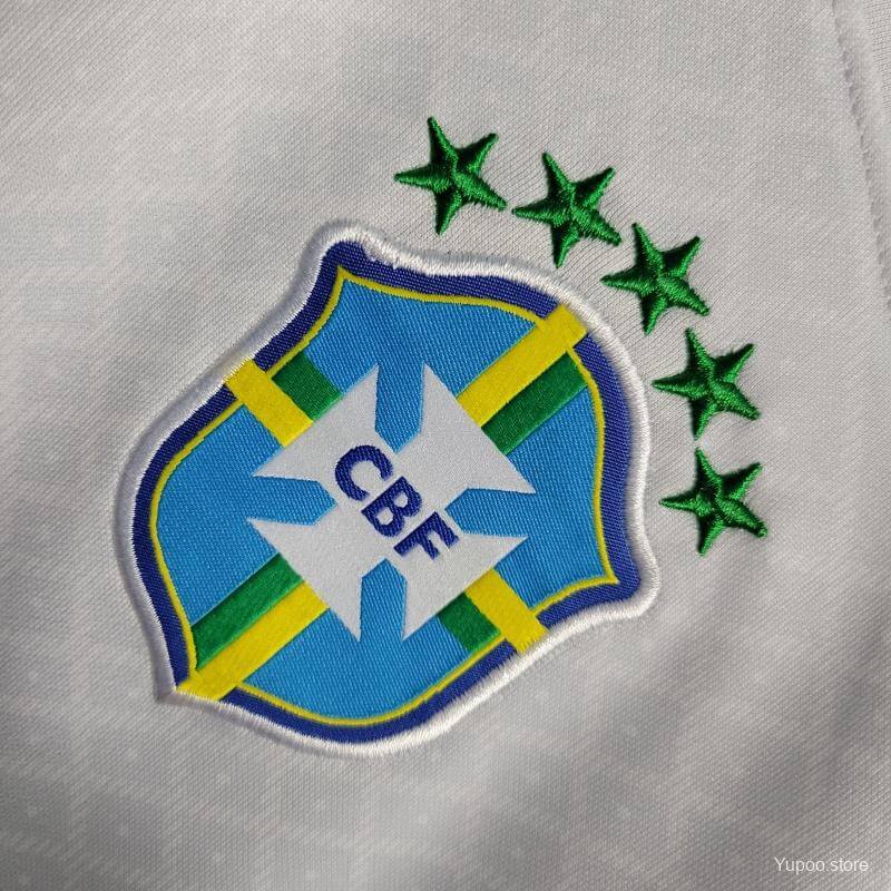 2022 Brazil White Commemorative Edition Special Edition - Fan version Retro-footballkits