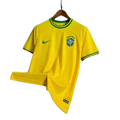 2022 Brazil Yellow Commemorative Edition Special Edition - Fan version Retro-footballkits