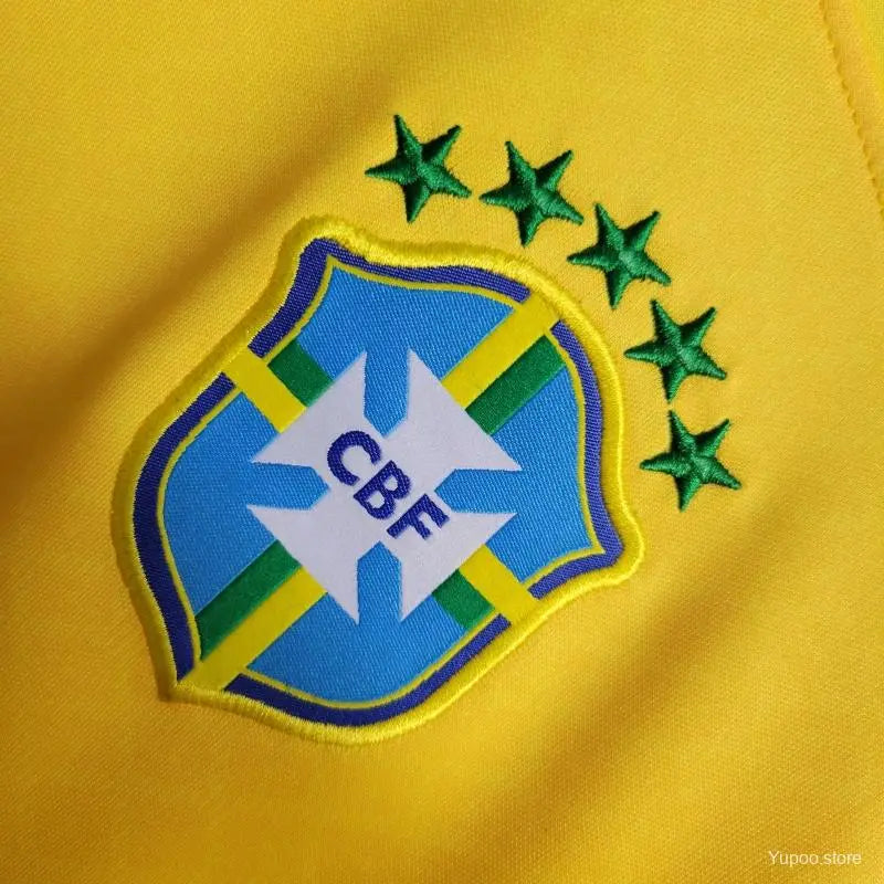 2022 Brazil Yellow Commemorative Edition Special Edition - Fan version Retro-footballkits