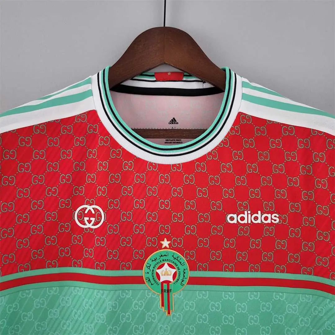 2022 Morocco x Gucci Jersey - Limited Edition Retro-footballkits