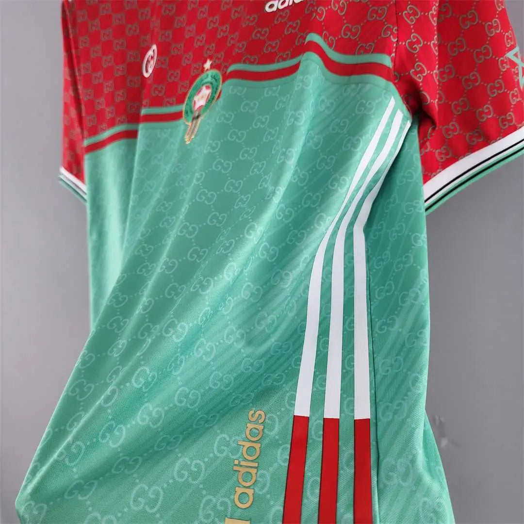 2022 Morocco x Gucci Jersey - Limited Edition Retro-footballkits