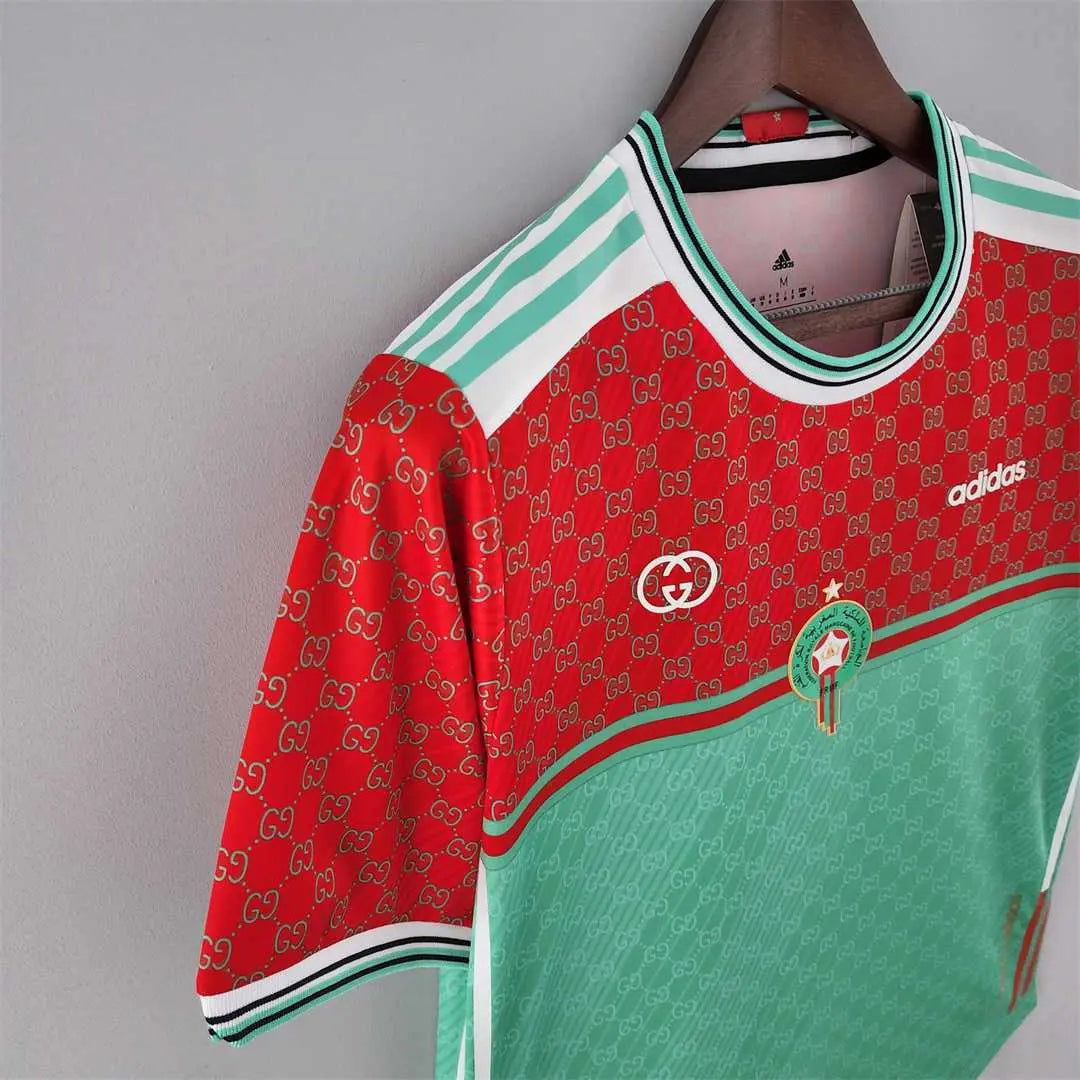 2022 Morocco x Gucci Jersey - Limited Edition Retro-footballkits