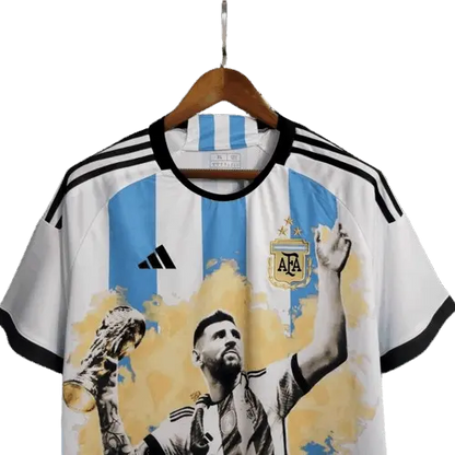 2023 Argentina World Cup Championship Commemorative Edition - Fan version Retro-footballkits