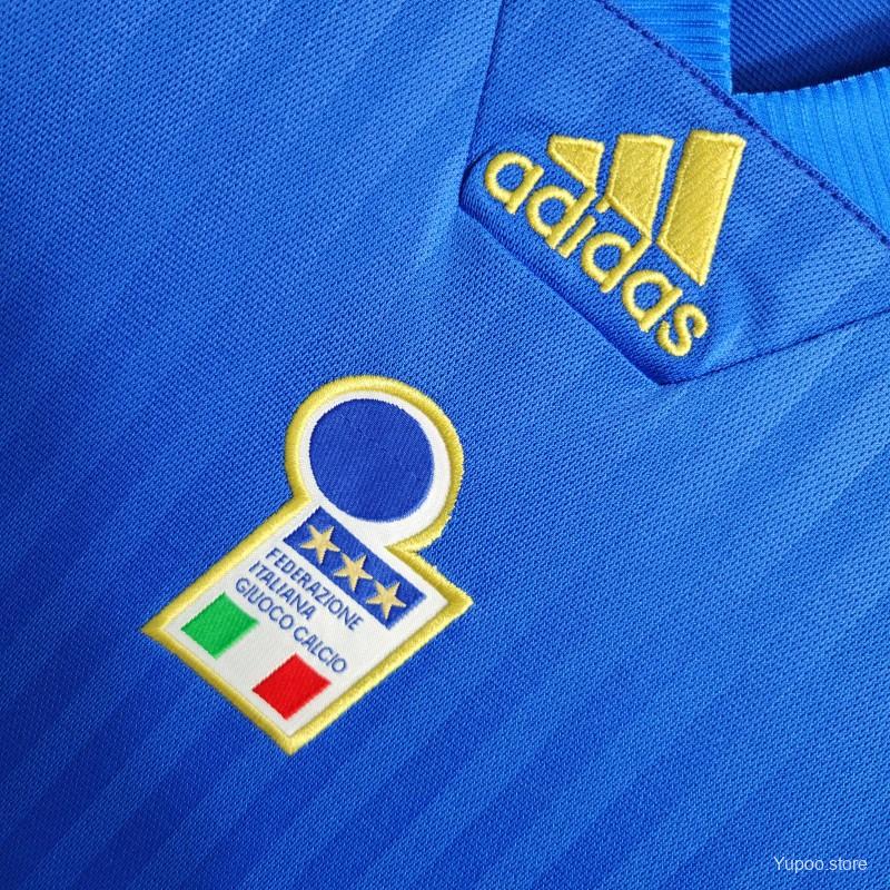 2023 Italy Blue Icon kit Embroidery Logo - Fan version Retro-footballkits