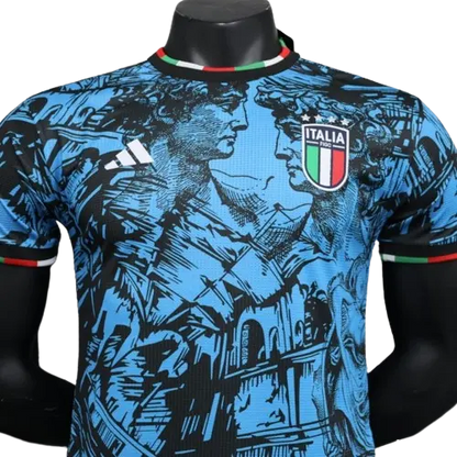 2023 Italy Special Blue Black kit - Player Version Retro-footballkits