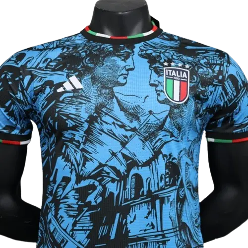 2023 Italy Special Blue Black kit - Player Version Retro-footballkits