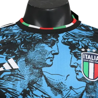 2023 Italy Special Blue Black kit - Player Version Retro-footballkits