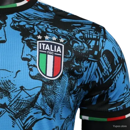 2023 Italy Special Blue Black kit - Player Version Retro-footballkits