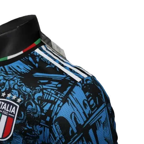 2023 Italy Special Blue Black kit - Player Version Retro-footballkits