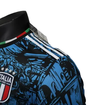 2023 Italy Special Blue Black kit - Player Version Retro-footballkits