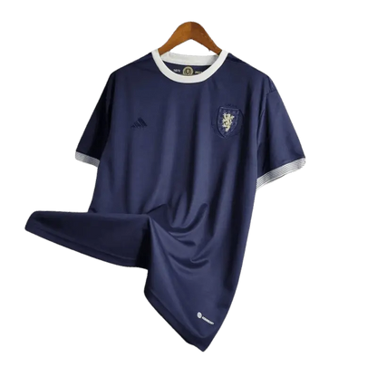 2023 Land'scot 150th Anniversary Blue Retro-footballkits