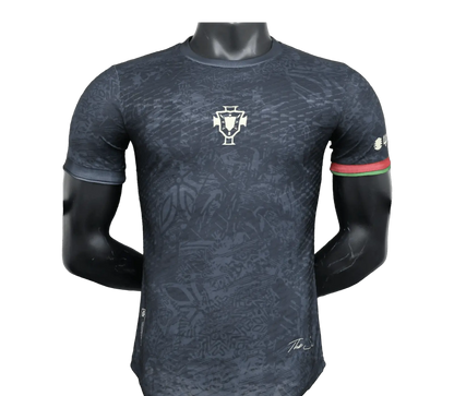 2023 Portugal Black Comma Football THE SIU Ronaldo Special Edition kit - Player version Retro-footballkits