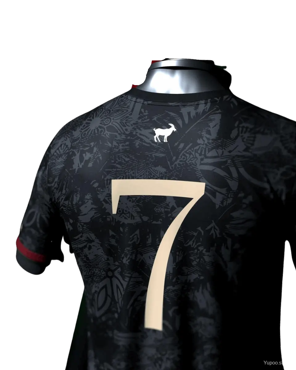 2023 Portugal Black Comma Football THE SIU Ronaldo Special Edition kit - Player version Retro-footballkits