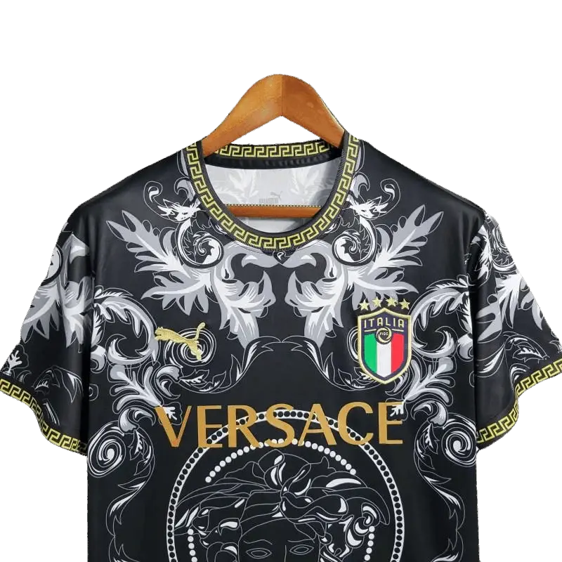 2022/2023 Special Edition Versace X  Italy Black kit - Fan Version - GOATKITS Store Retro-footballkits