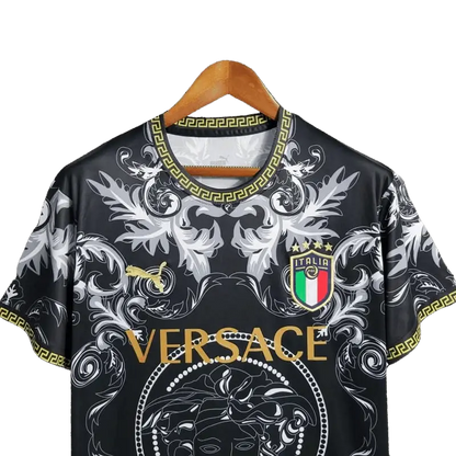 2022/2023 Special Edition Versace X  Italy Black kit - Fan Version - GOATKITS Store Retro-footballkits