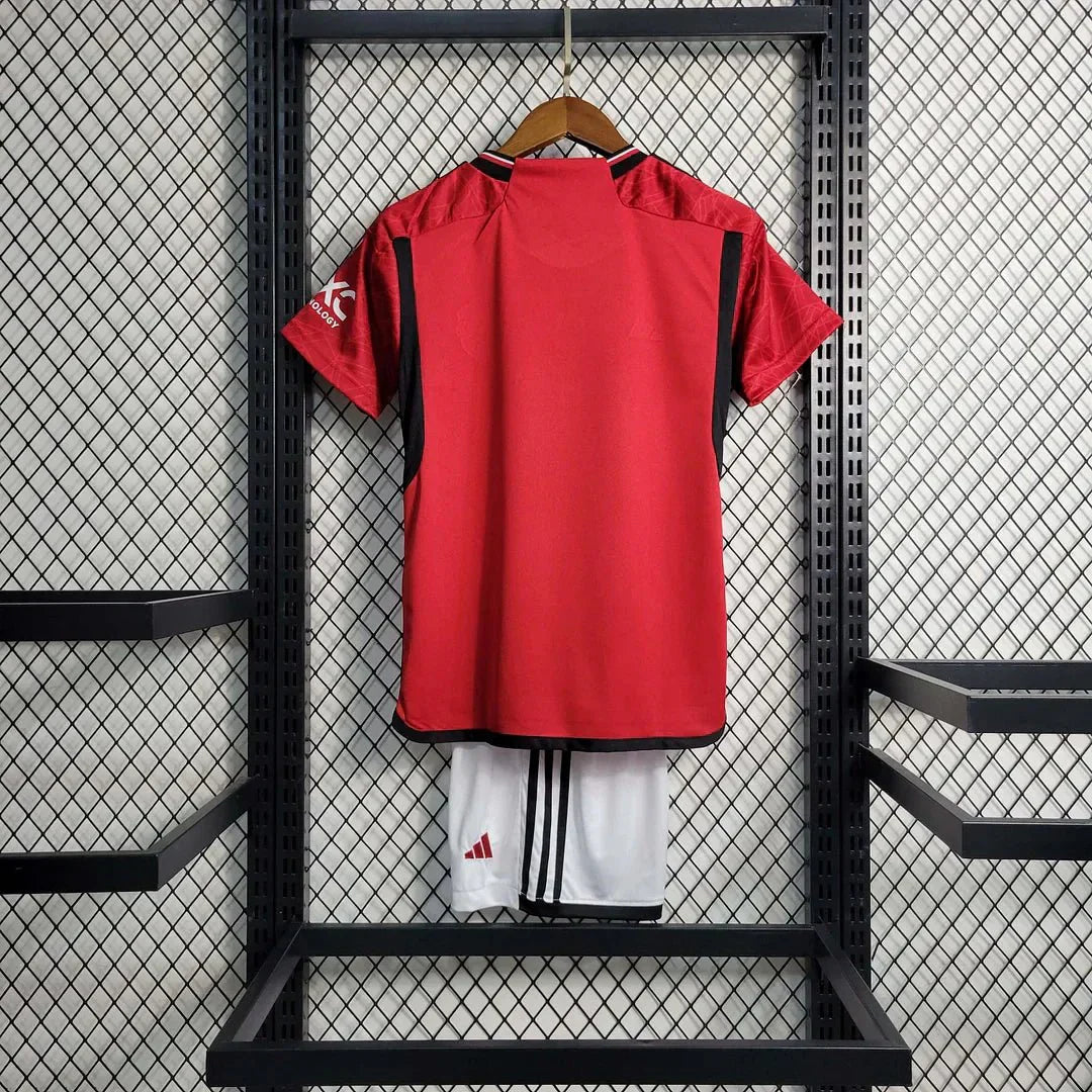 2023/2024 Manchester United Home Football set ( jersey+Shorts )