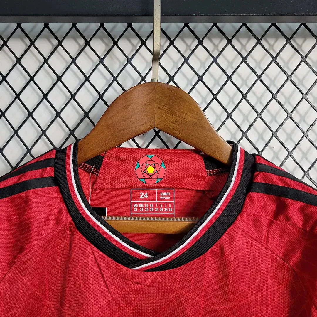 2023/2024 Manchester United Home Football set ( jersey+Shorts )