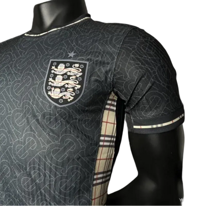 2024/2025 ENGLAND Euro Jordan x Burberry Black Special Edition kit – PLAYER VERSION Retro-footballkits