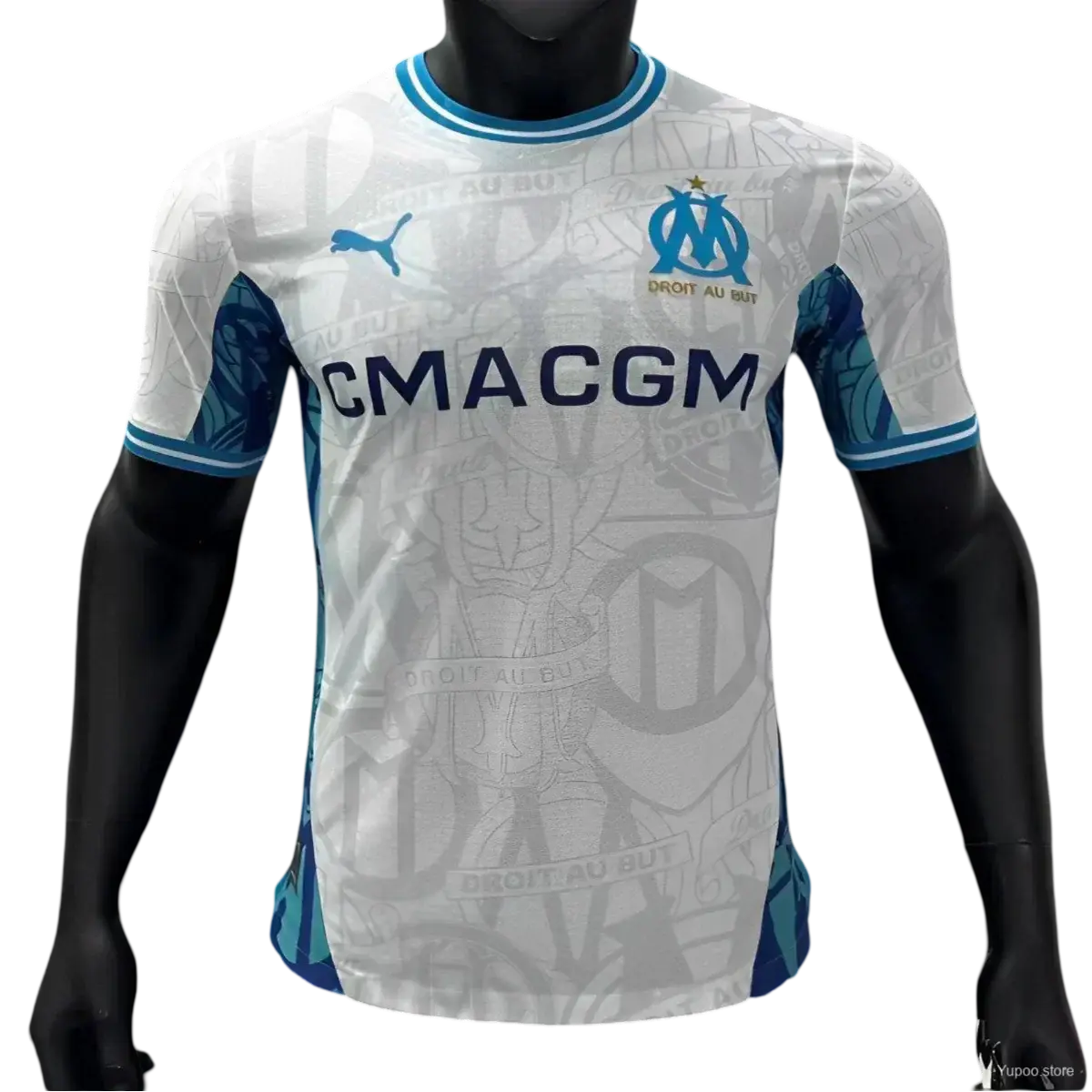 2024/2025 Olympique Marseille Special edition Blue Jersey Player Version Retro-footballkits