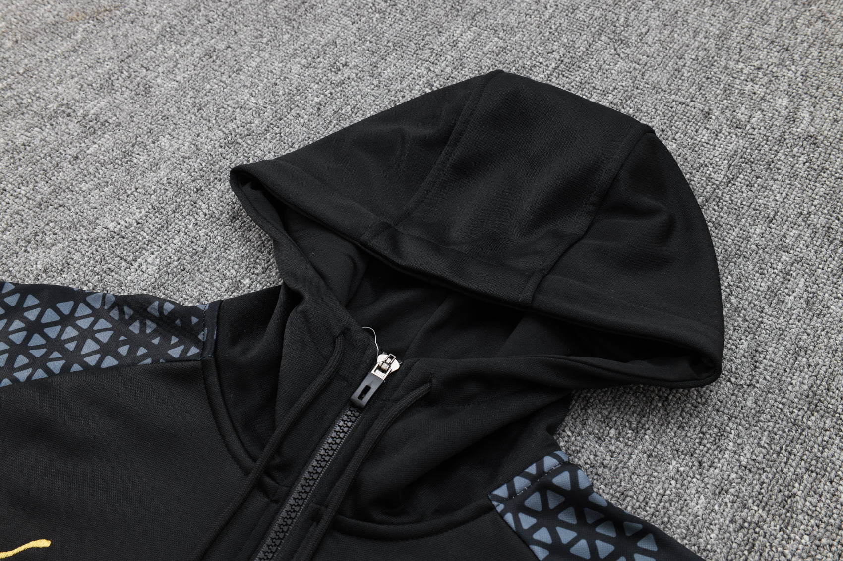 Marseille 23-24 | Black | Tracksuit Hoodie Retro-footballkits