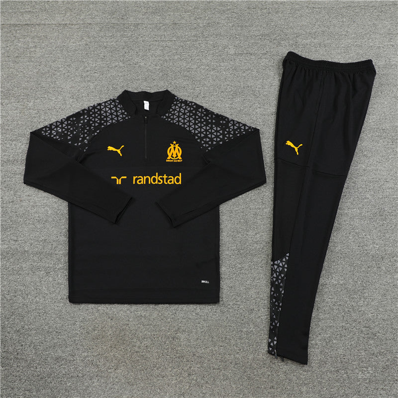 Marseille 23-24 | Black | Tracksuit Retro-footballkits