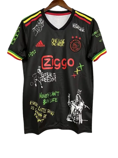 Retro 21/22 Ajax Third Black One Love Special Edition kit - Fan version Retro-footballkits