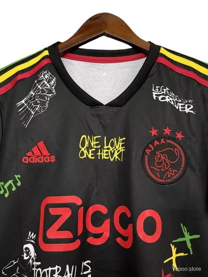 Retro 21/22 Ajax Third Black One Love Special Edition kit - Fan version Retro-footballkits