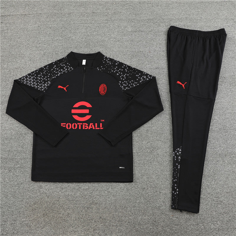 AC Milan 23-24 | Black | Tracksuit Retro-footballkits