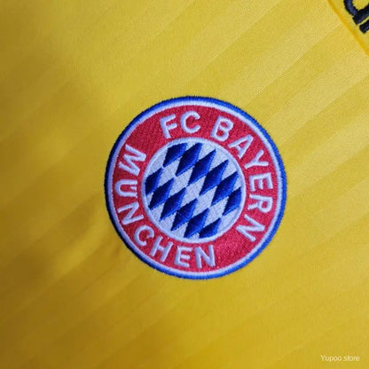 23-24 Bayern Munich Yellow Icon kit with Embroidery logo - Fan version Retro-footballkits