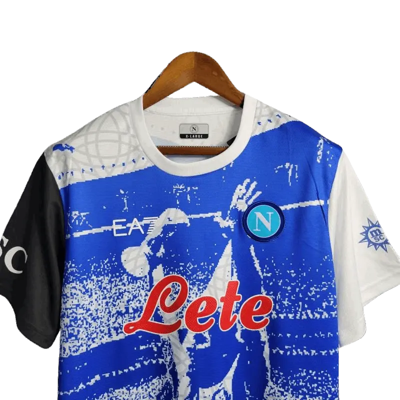 23-24 Napoli Blue "Maradona" Special Edition kit - Fan version Retro-footballkits