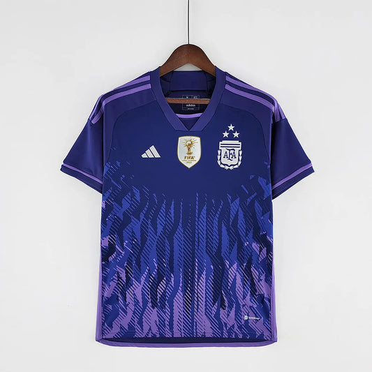 22/23  Argentina Away WC 3 Star kit Retro-footballkits