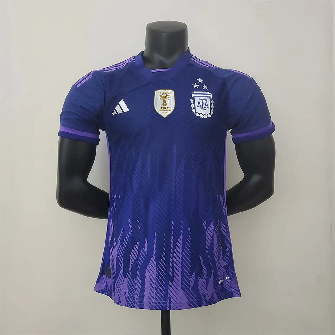 22/23  Argentina Away WC 3 Star kit Retro-footballkits