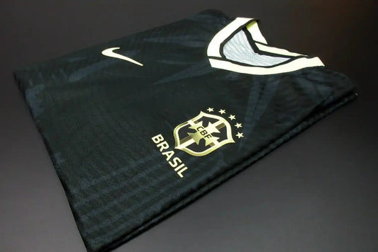 Brazil 22/23 Black Kit – Player Version Retro-footballkits