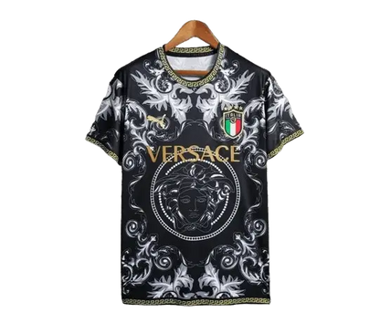 22/23 Special Edition Italy x Versace Black kit - Fan Version Retro-footballkits