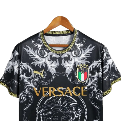 22/23 Special Edition Italy x Versace Black kit - Fan Version Retro-footballkits