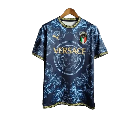 22/23 Special Edition Italy x Versace Blue kit - Fan version Retro-footballkits