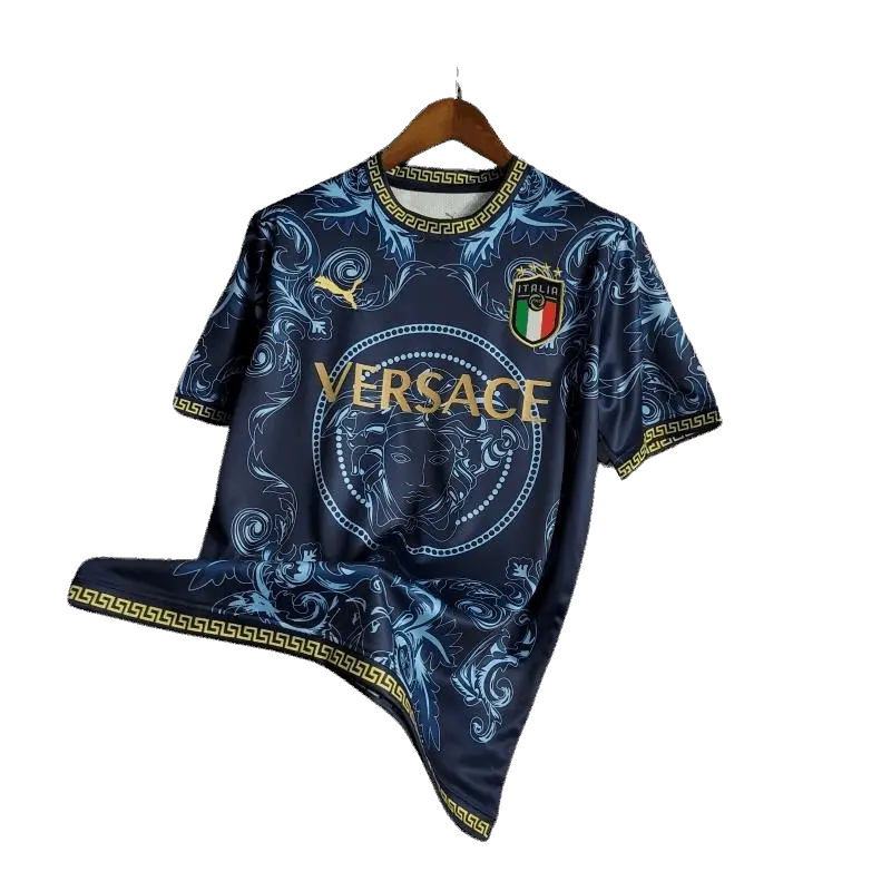 22/23 Special Edition Italy x Versace Blue kit - Fan version Retro-footballkits