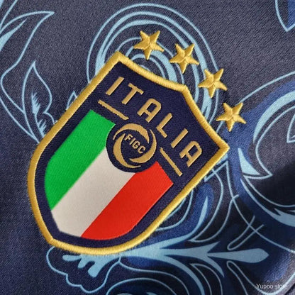 22/23 Special Edition Italy x Versace Blue kit - Fan version Retro-footballkits