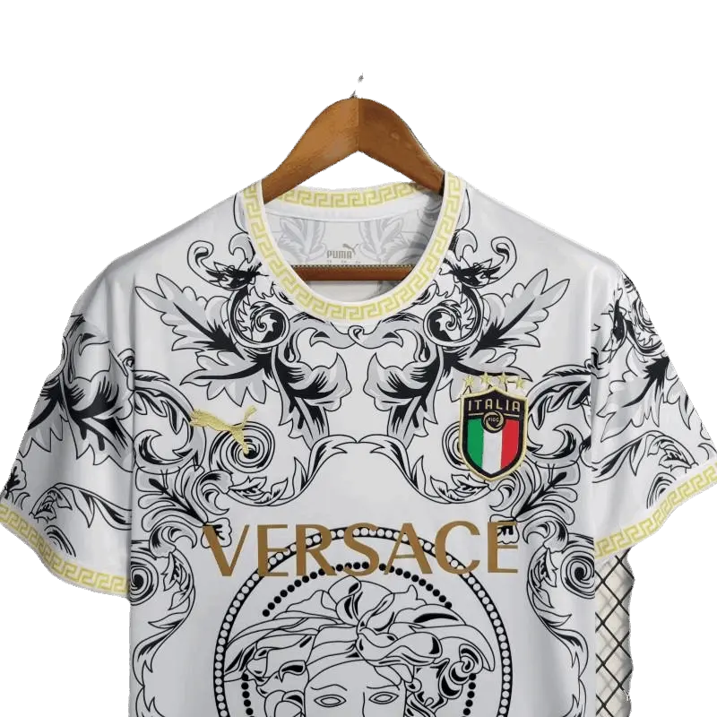 22/23 Special Edition Italy x Versace White kit - Fan version Retro-footballkits