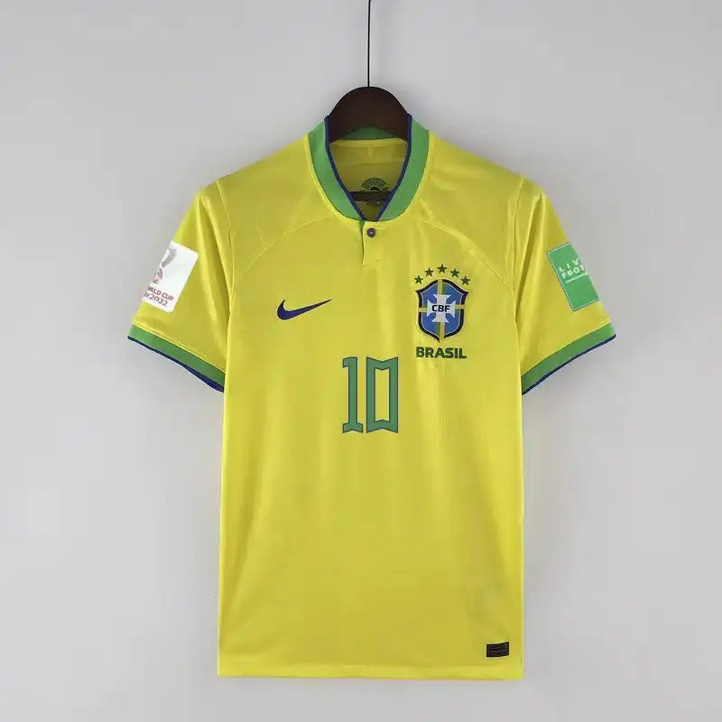 Brazil 22/23 Wolrd Cup Home Kit – Fan Version Retro-footballkits