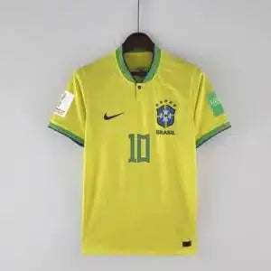 Brazil 22/23 Wolrd Cup Home Kit – Fan Version Retro-footballkits