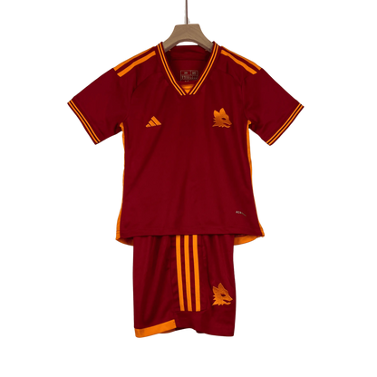 23/24 AS Roma Home Kids and Junior Kit Retro-footballkits