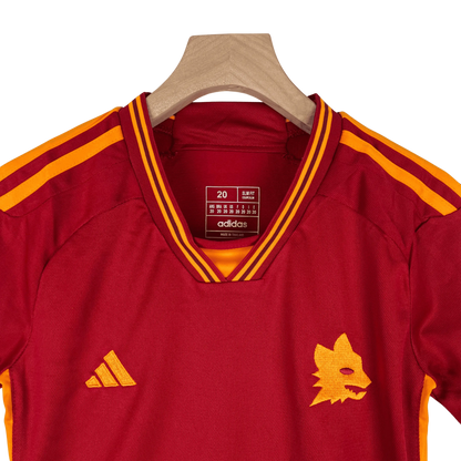 23/24 AS Roma Home Kids and Junior Kit Retro-footballkits