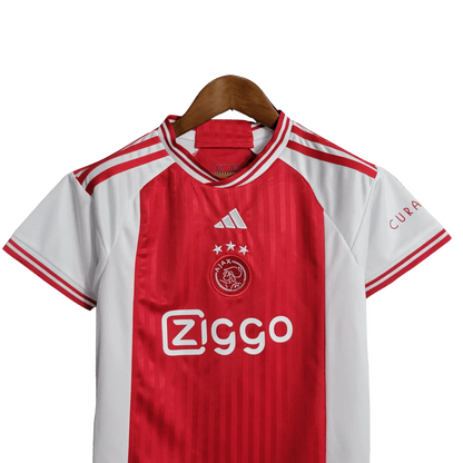 23/24 Ajax Home kids and juniors kit Retro-footballkits